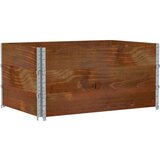 Okviri za palete 3 kom smeđi 120 x 80 cm od masivne borovine | shoptok.hr