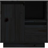  Noćni ormarići 2 kom crni 50 x 34 x 50 cm od masivne borovine | Eponuda.ba