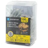 Aigostar LED božićna girlanda 100xLED/3xAA 10,3m topla bela | Eponuda.com