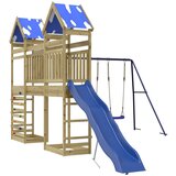 vidaXL Zunanje igralo impregnirana borovina | Shoptok.si