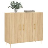  Komoda boja hrasta sonome 90x34x80 cm od konstruiranog drva | shoptok.hr