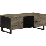 vidaXL Klubska mizica črna 100x54x40 cm trden mangov les, (21824196) | Shoptok.si