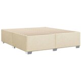  Okvir za krevet bez madraca krem 200x200 cm od tkanine | shoptok.hr