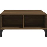  Stolić za kavu boja smeđeg hrasta 60 x 60 x 30 cm od iverice | shoptok.hr