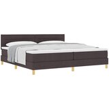  s opruga kutije Tamno smeđa 200 x 200 cm tkanina | shoptok.hr