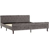 Furnova Posteljni okvir siv žamet 180x200 cm, (21931511) | Shoptok.si