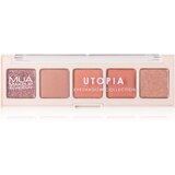 MUA Makeup Academy Professional 5 Shade Palette paleta senčil za oči odtenek Utopia 3,8 g Cene
