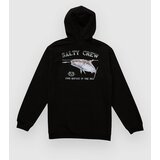 Salty Crew Surface Pulover s kapuco black Cene