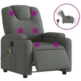 Maison Chic Električni masažni naslanjač - Relax naslanjač temno sivo blago, (22061724) Cene