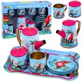  Set za čaj s papigama, metal, egzotični uzorak, 12 komada. | shoptok.hr