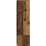 vidaXL Visoka ploča staro drvo 29,5x34x119,5 cm konstruirano drvo | shoptok.hr