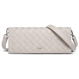 Vuch Clutch torbica Emeroo Intrecciato Beige, 13 x 28 cm Slike