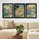 Wallity Set uramljenih slika 3SC_UN256347, 3 Dela | ePonuda.com