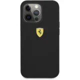 silikonski ovitek Scuderia FESSIHCP13XBK za iPhone 13 Pro - črn