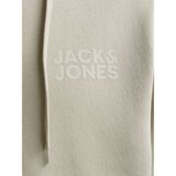 JACK&JONES muška dukserica s kapuljačom i zatvaračem Corp Logo (bež) | shoptok.hr