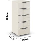 XORA KOMODA, barve šampanjca | Shoptok.si
