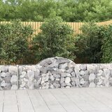  Obokana gabonska košara 200x30x60/80 cm pocinkano železo Cene