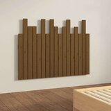  Stensko posteljno vzglavje medeno rjavo 108x3x80 cm borovina, (20739191) | Shoptok.si