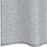 vidaXL Zavjese sa zavjesama 2 pcs Tamnosiva 140 x 140 cm Poliester | shoptok.hr