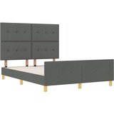  Krevet od tamno sive tkanine 160x200 cm | shoptok.hr