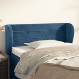 vidaXL Uzglavlje s ušima tamnoplavi 93x23x78/88 cm baršunasti Cijene