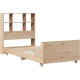 vidaXL Posteljni okvir brez vzmetnice 100x200 cm trdna borovina | Shoptok.si