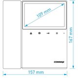 Commax CDV -43K2 bela / DRC -40K -različica 230Vac - | Shoptok.si
