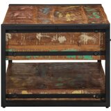 vidaXL Višebojni stolić za kavu 90x50x38 cm puno drvo obrađeno | shoptok.hr