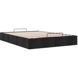  Otomanski okvir kreveta bez madraca crni 140x200 cm od tkanine | Eponuda.com