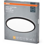 Osram LED prigušiva stropna svetiljka ORBIS ULTRA SLIM LED/22W/230V, prečnik 40 cm, crna | Eponuda.com