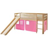 MID.YOU Igralna Postelja Manuel, 90x200, Roza, Tobogan | Shoptok.si