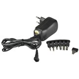 PROFI DEPOT univerzalni mrežni adapter (crne boje, izlazni napon: 3/4,5/6/7,5/9/12 v) u