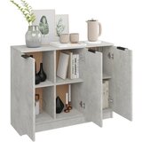  Komoda siva boja betona 90,5x30x70 cm od konstruiranog drva | shoptok.hr