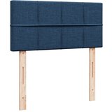  Krevet s oprugama i madracem plavi 90 x 200 cm od tkanine | shoptok.hr