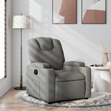 vidaXL Naslanjač iz temno sivega blaga | Shoptok.si