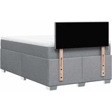  Krevet s oprugama i madracem svjetlosivi 120x190 cm od tkanine | shoptok.hr