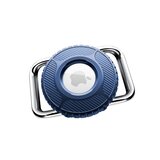 INF Nosilec za ovratnico, združljiv z Apple AirTag — silikonsko/PC/kovinsko ohišje z vrtljivo kovinsko zaponko, vodoodporno Modra, (5000264371) | Shoptok.si
