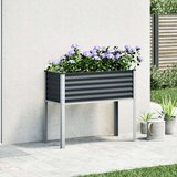 vidaXL Vrtna sadilica antracit 100x41x90 cm čelična | shoptok.hr