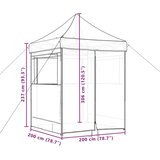  Zabavni šotor Bež 200 x 200 x 306 cm Oxford tkanina, (5000278554) | Shoptok.si
