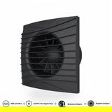 ERA VENTILATOR F125 SILENT 5C CRNI | ePonuda.com