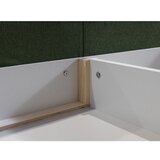 Bobochic Paris Tamno zeleni tapecirani bračni krevet s prostorom za odlaganje s podnicom 180x200 cm Garance – | shoptok.hr