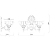  Brilagi - Zidna lampa CLASSIC 2xE27/60W/230V mesing | Eponuda.com