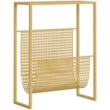 vidaXL Stojalo za revije zlato 35x15x45 cm jeklo | Shoptok.si
