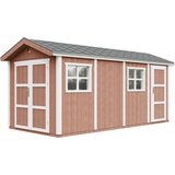 Timbela Vrtna hišica vrhunske kakovosti 11,47 m² - V252x250x530 cm - s tlemi in bitumenskimi ploščicami - M915C-REDWOOD RED, (5000117232) | Shoptok.si