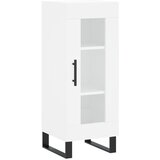 Maison Chic Komoda - Predalnik bela 34,5x34x90 cm inženirski les, (21716106) Cene