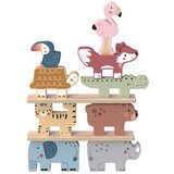 Tooky Toy drvene kocke: Montessori slagalica životinja, 9 el. | shoptok.hr