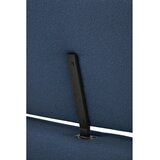 Scandic Tamno plavi tapecirani bračni krevet s prostorom za odlaganje s podnicom 160x200 cm Odette – | shoptok.hr