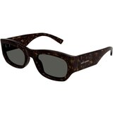 Saint Laurent SL713 002 ONE SIZE (53) Havana/Siva Cene