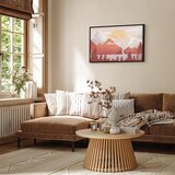  Slika - Landscape at Sunset (1 Part) Wide 120x80 U crnom drvenom okviru | shoptok.hr