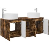  Set ormarića za kupaonicu 3 kom. Dimljeni hrast Smeđa 49,5 x 44,5 x 65,5 cm | shoptok.hr